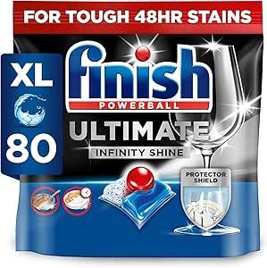 Finish Ultimate Dishwasher Detergent 80 Tablets Regular
