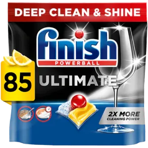 Finish Ultimate Dishwasher Detergent 85 Tablets Lemon