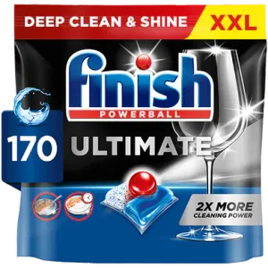 Finish Ultimate Clean & Shine Kit Dishwasher Detergent Tablets