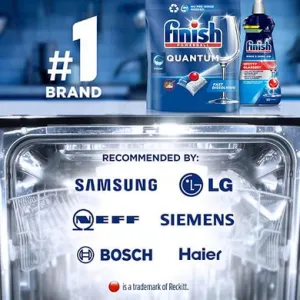 Finish Quantum All In 1 Dishwasher Tablets Regular