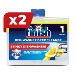 Finish Ultimate Clean & Shine Kit Dishwasher Cleaner Lemon
