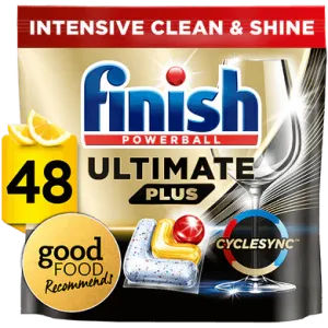 Finish Ultimate Plus Dishwasher Detergent 48 Tablets Lemon