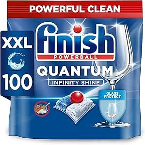Finish Quantum Dishwasher Detergent 100 Tablets Regular