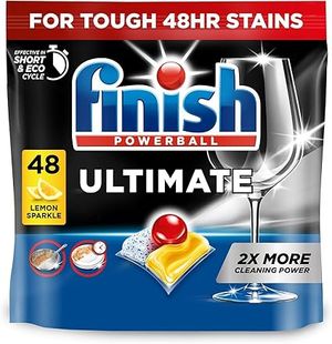 Finish Ultimate Dishwasher Detergent 50 Tablets Lemon
