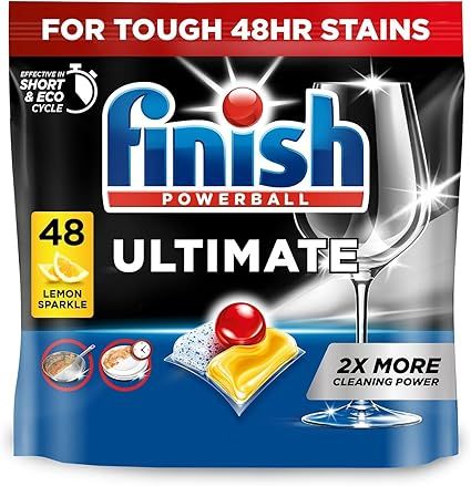 Finish Ultimate Dishwasher Detergent 48 Tablets Lemon
