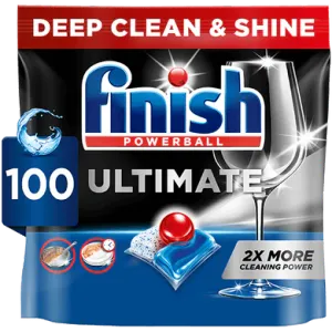 Finish Ultimate Dishwasher Detergent 100 Tablets Regular
